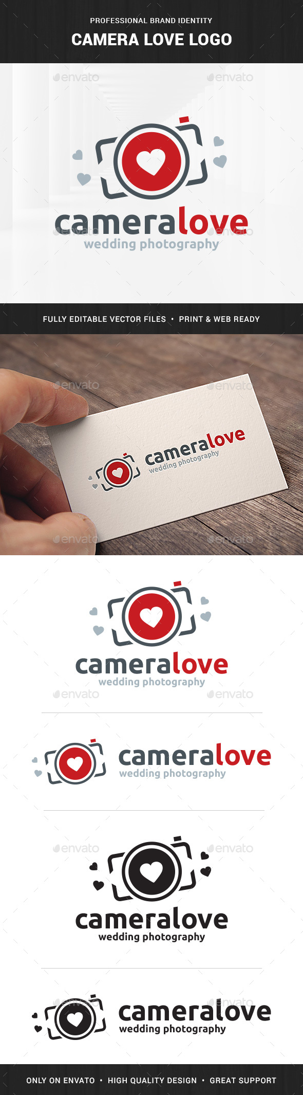 Camera Love - Photography Logo
