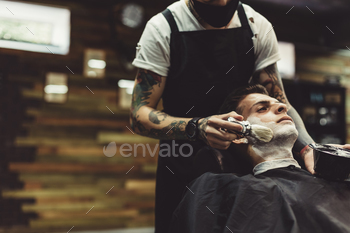 for shaving while working in barbershop.