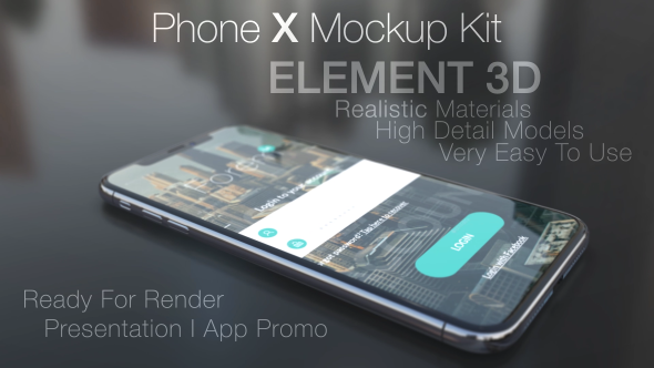 Phone X Mockup Kit