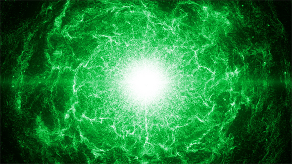 Energy Wave of Green Particles