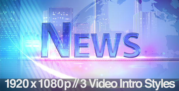 TV News Program Segment - News - 3 Styles