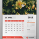 Wall Calendar 2018 - GraphicRiver Item for Sale