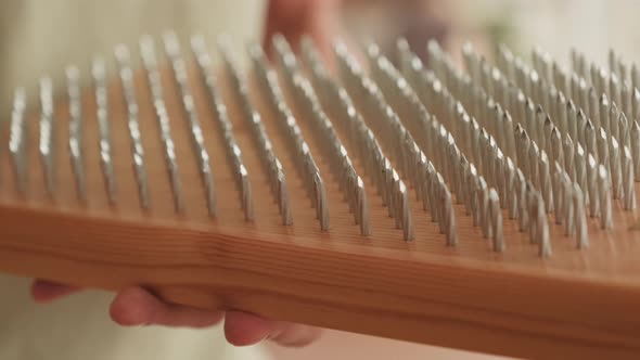 Nails On Wooden Yoga Gravity Board