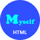 MYSELF - Resume or Portfolio HTML Template - ThemeForest Item for Sale
