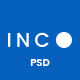 INC. - Minimal Creative Agency Website PSD Template - ThemeForest Item for Sale