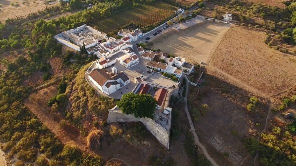 Aerial. Videography From Drones, Villages Cacela Velha. Tavira