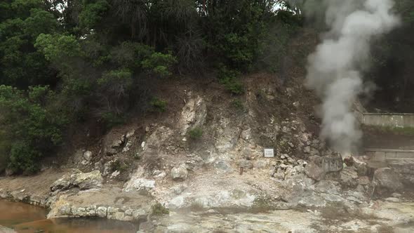 Fumaroles in Furnas, São Miguel, Azores