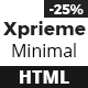 Xprieme - Minimal Personal Portfolio HTML Template. - ThemeForest Item for Sale