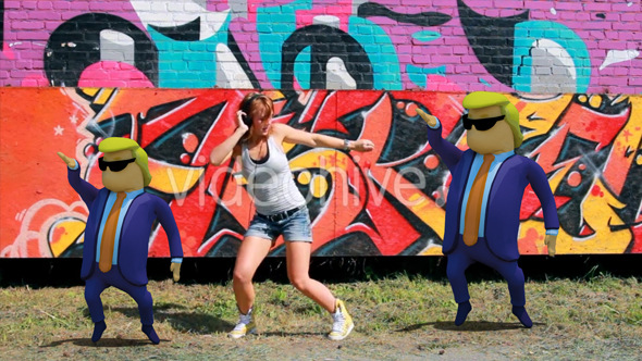 3D Donald Trump Dancing alt