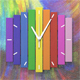 Wooden rainbow clock - 3DOcean Item for Sale
