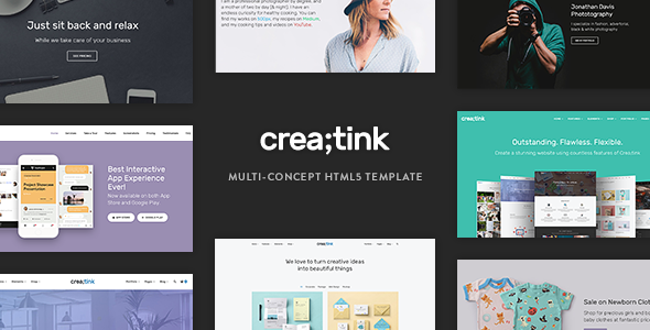 Crea;tink Multi-Concept HTML5 Template