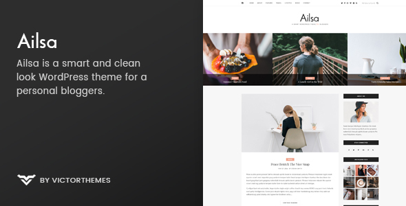 Ailsa – Personal Blog WordPress Theme