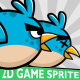 Blue Enemy Bird 2D Game Character Sprite - GraphicRiver Item for Sale