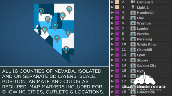 Nevada Map Kit