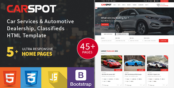 Modern Classified - Ad Listing - Car Services - Inventory - Marketplace Template - Carspot