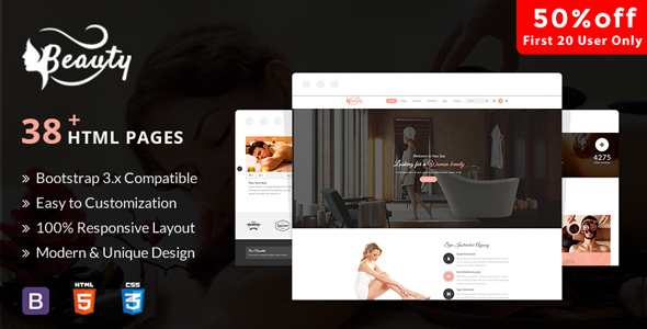 Aveda Spa & Wellness - Multipurpose HTML5 Template For Hair, Beauty & Spa