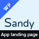 SANDYWP - Apps Landing Page WordPress Theme - ThemeForest Item for Sale