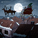 Flying Santa Over The City - VideoHive Item for Sale