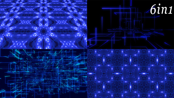 Electric Light - VJ Loop Pack (6in1)