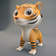 Cartoon Tiger - 3DOcean Item for Sale