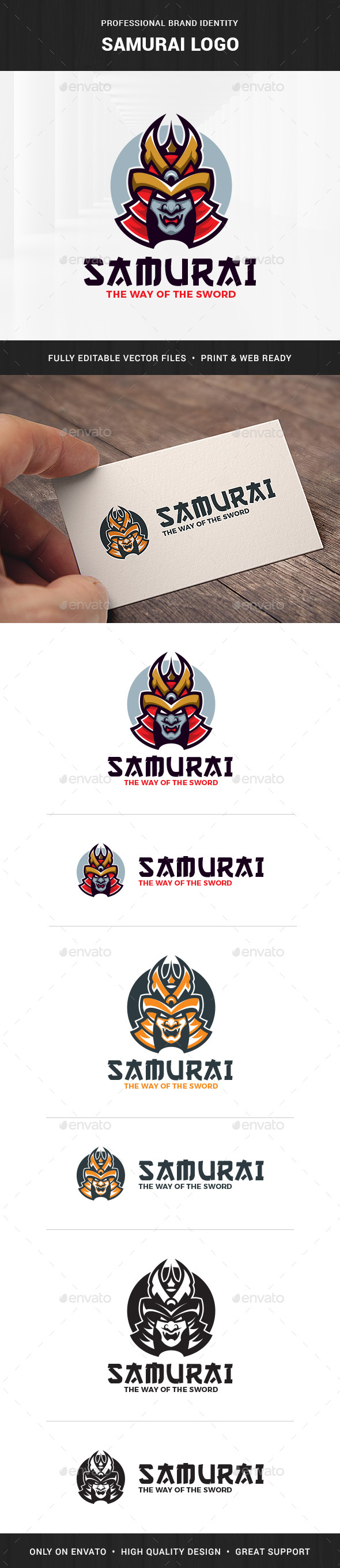 Samurai Logo Template