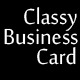 Classy Business Card - GraphicRiver Item for Sale