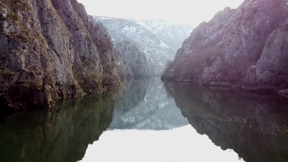 River Reflections In The Matka Canyon