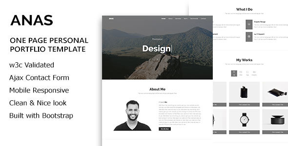 ANAS - Personal Portfolio HTML5 Template