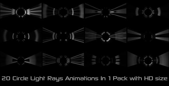 Circle Rays Elements Pack 01 alt