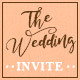 Minimalist Wedding Invitation - GraphicRiver Item for Sale
