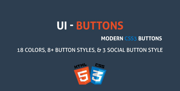 UIButton - A Modern CSS3 Buttons Collection
