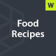 Food Recipes - WordPress Theme - ThemeForest Item for Sale