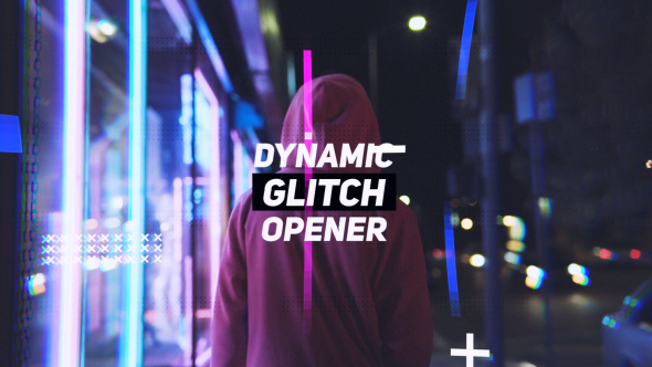 Fast Glitch Intro Opener