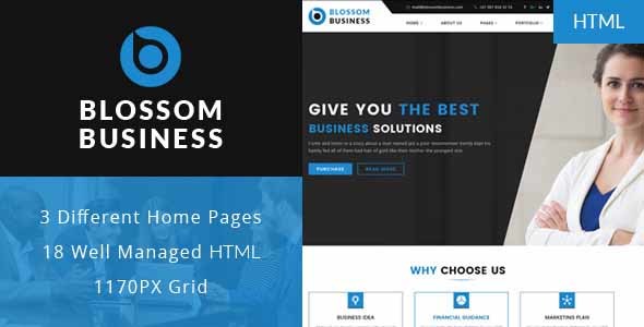Blossom - Professional Business HTML Template
