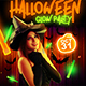 Halloween Glow Party Flyer - GraphicRiver Item for Sale