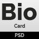 Biocard - Personal Portfolio PSD Template - ThemeForest Item for Sale