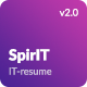 SpirIT — Portfolio & Resume HTML Template for Developers, Programmers and Freelancers. - ThemeForest Item for Sale