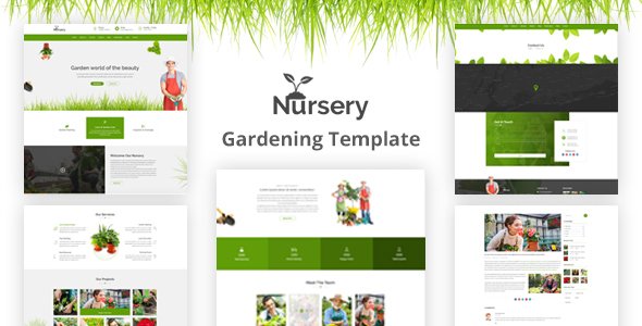 Nursery - Gardening HTML5 Template