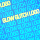 Glow Glitch Logo - VideoHive Item for Sale