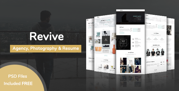 Minimal Portfolio Template - Revive