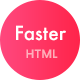 Faster- App Landing Page HTML Template - ThemeForest Item for Sale