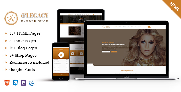 Legacy - Barber Shop HTML5 Template