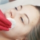 Powdering Woman's Mustache - VideoHive Item for Sale