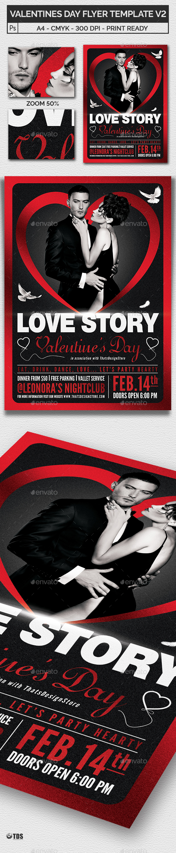 Valentines Day Flyer Template V2