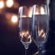 Two Flutes with Sparkling Wine - VideoHive Item for Sale