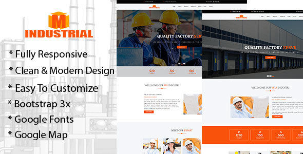 Mx-Industrial Industrial & Business HTML 5 Template