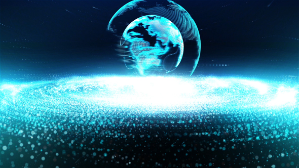 Digital World Map alt