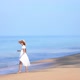 Asian woman enjoy around beautiful beach sea ocean - VideoHive Item for Sale