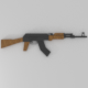 Low-Poly AK-47 - 3DOcean Item for Sale