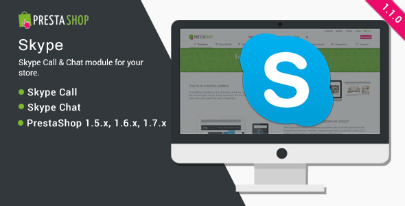 Rozmowy i czat Skype - moduł PrestaShop